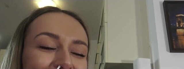 Clarissa`s Dirty Games Instructions! Open your mouth snot, wax, pedicure used