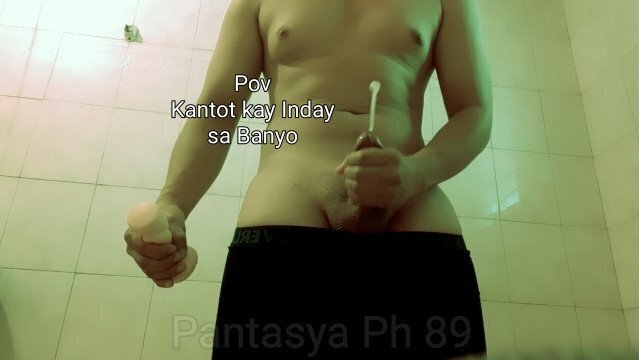 Jakol, kantotan banyo inday, feel feel totoo kitang kinakantot,at cumshot part3