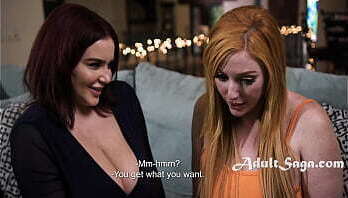 Straight Passing Housewife Corners Nosy Neighbor Lauren Phillips, Natasha Nice