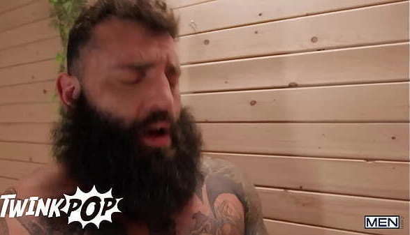 Twink Ryan Bailey Gets Steamy Sauna When Tattooed Markus Kage Enters &amp_ Makes Horny TWINKPOP