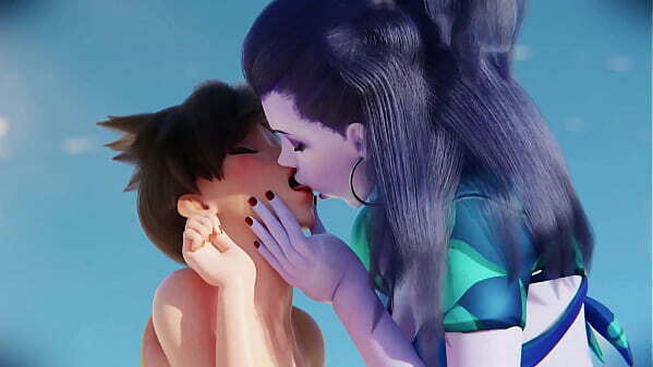 Widowmaker traces beach side fucking