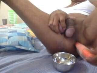 cum twice after dildoing and handjob