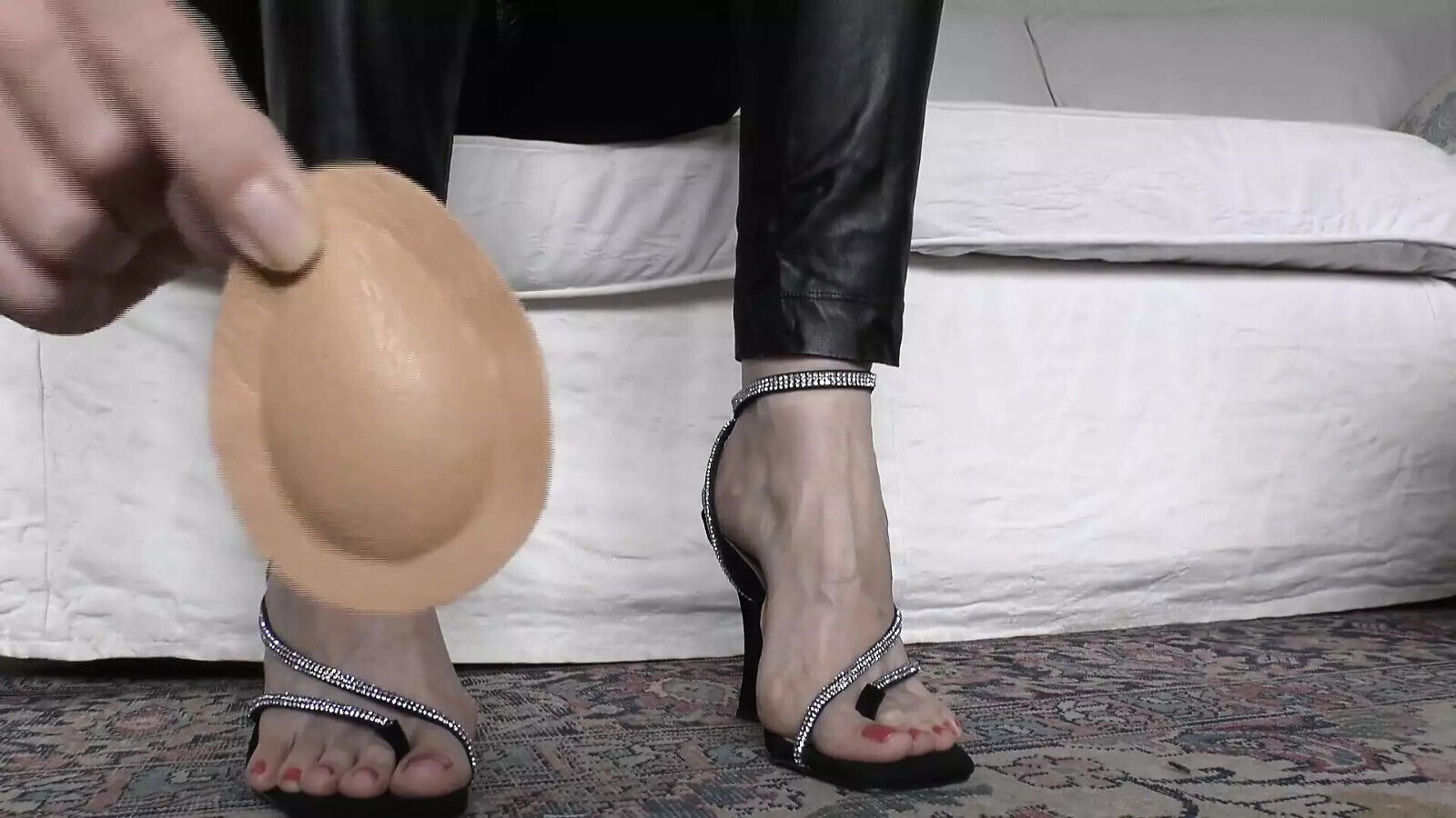 Sexy Sandals Heels Worn with Pads Part