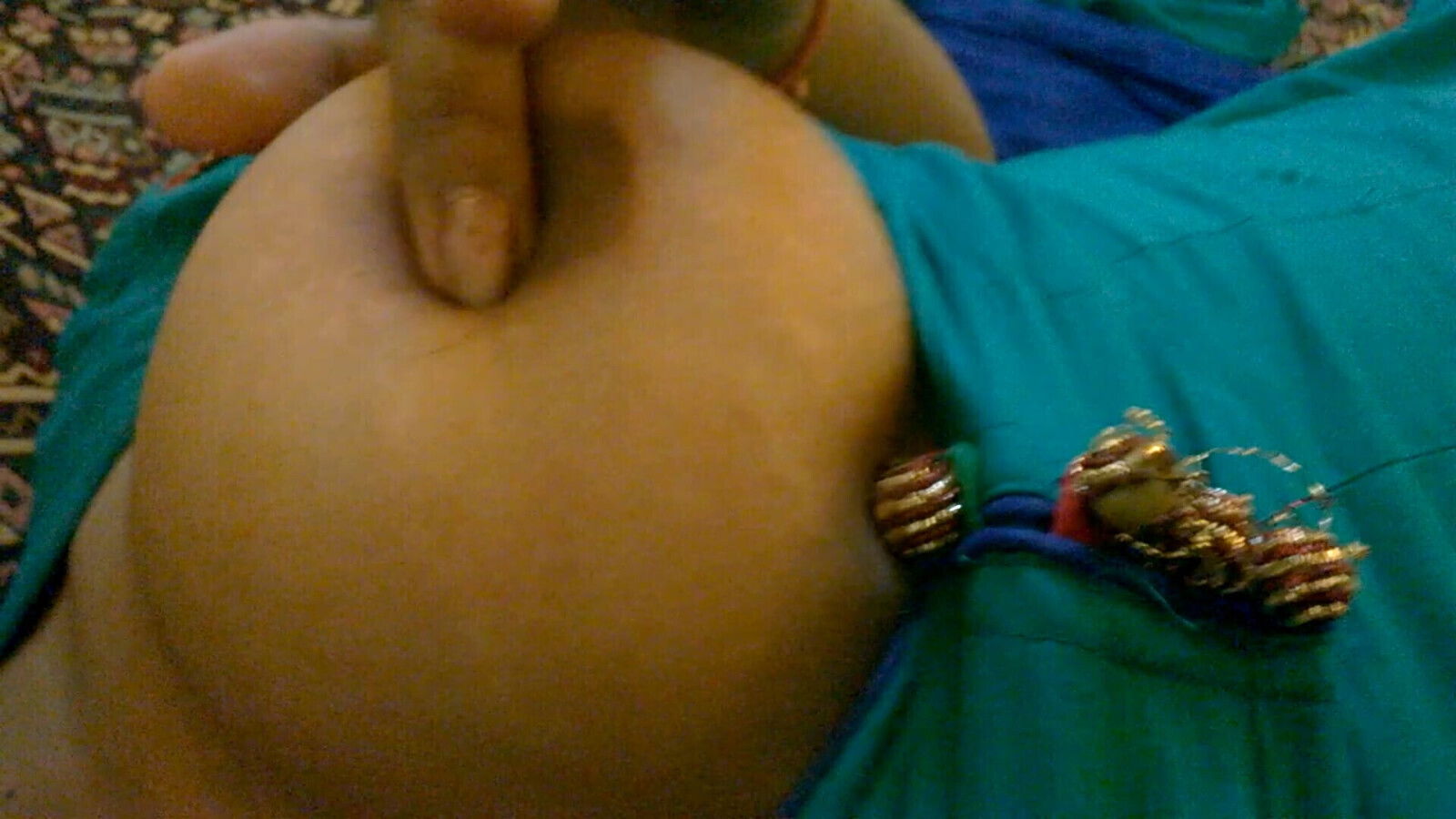 Kissing Horny girl Priya's Boobs while laying semi Naked Hotel with Boobs Slowmo