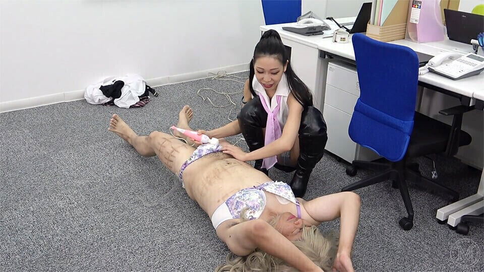 Japanese female trains employees dressing them woman