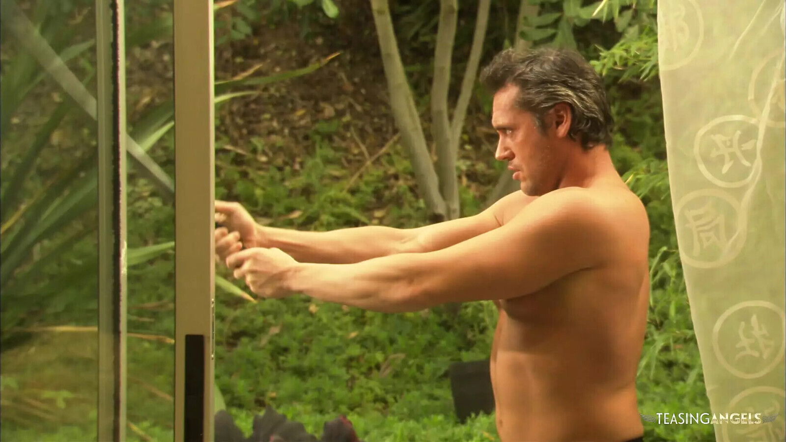 Hoping caught masturbating blonde rubs herself which leads hardcore doggy style