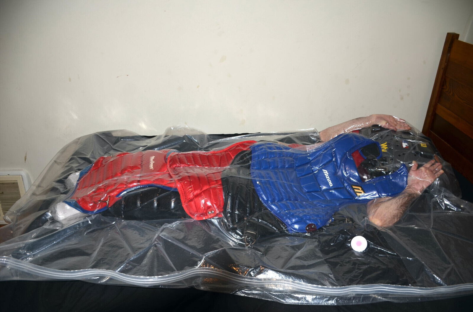 VacPacked Umpires vest protectors with baseball chesties