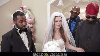 Bride gangbanged grooms black friends