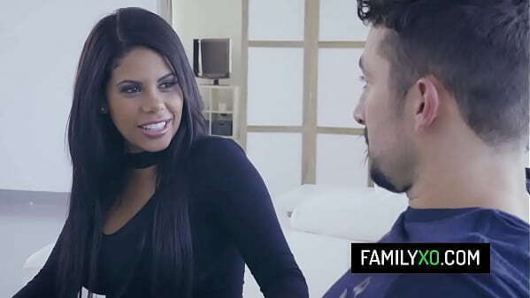 Lucky stud fucks busty latina girlfriend stepsister Sheyla, Kayla