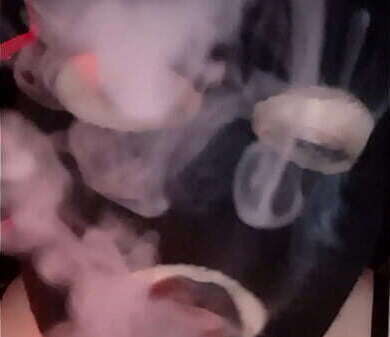 Noface smoking blowjob