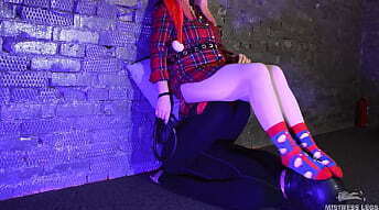 Domination In Socks On Winter Holidays