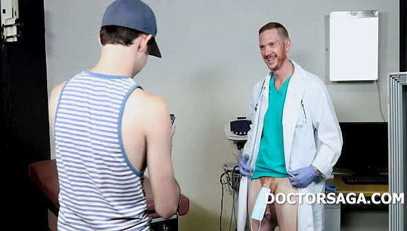 Weird Doctor'_s Huge Dangling Excites Twink Patient