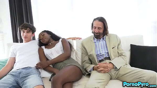 Stepson &amp_ Stepdad Steve Holmes Share College Ebony Anne Amari