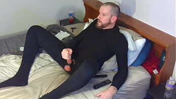 Snappaz in spandex and cockring