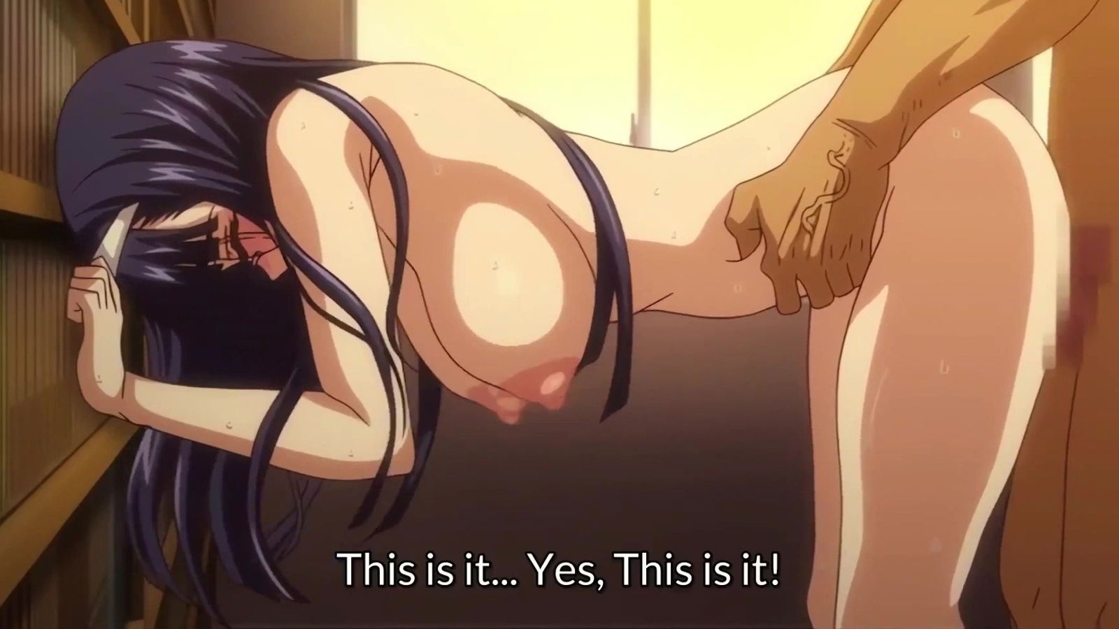 Aoharu Snatch hentai: busty slut gets holes fucked