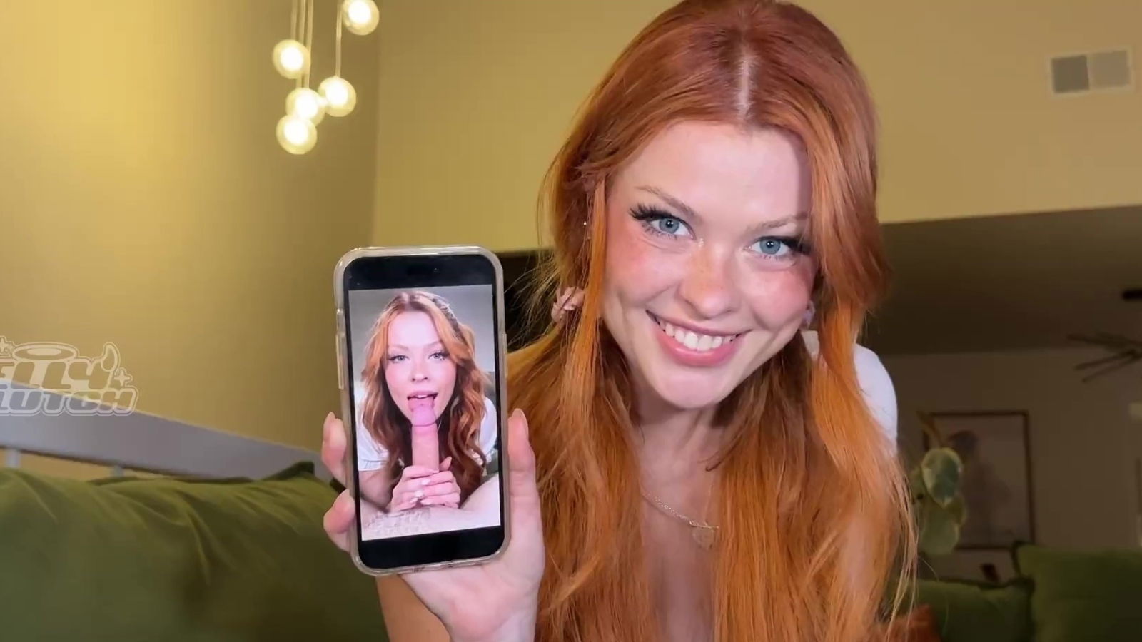 Redhead hottie turns pleases dick