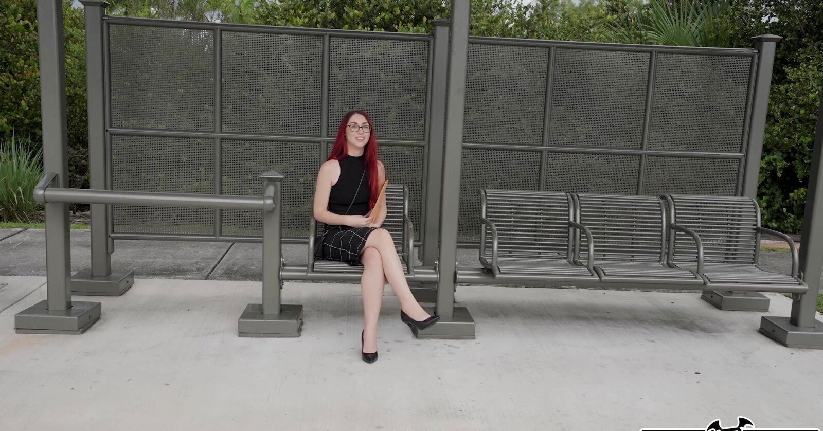 Quickie interracial with foxy redhead