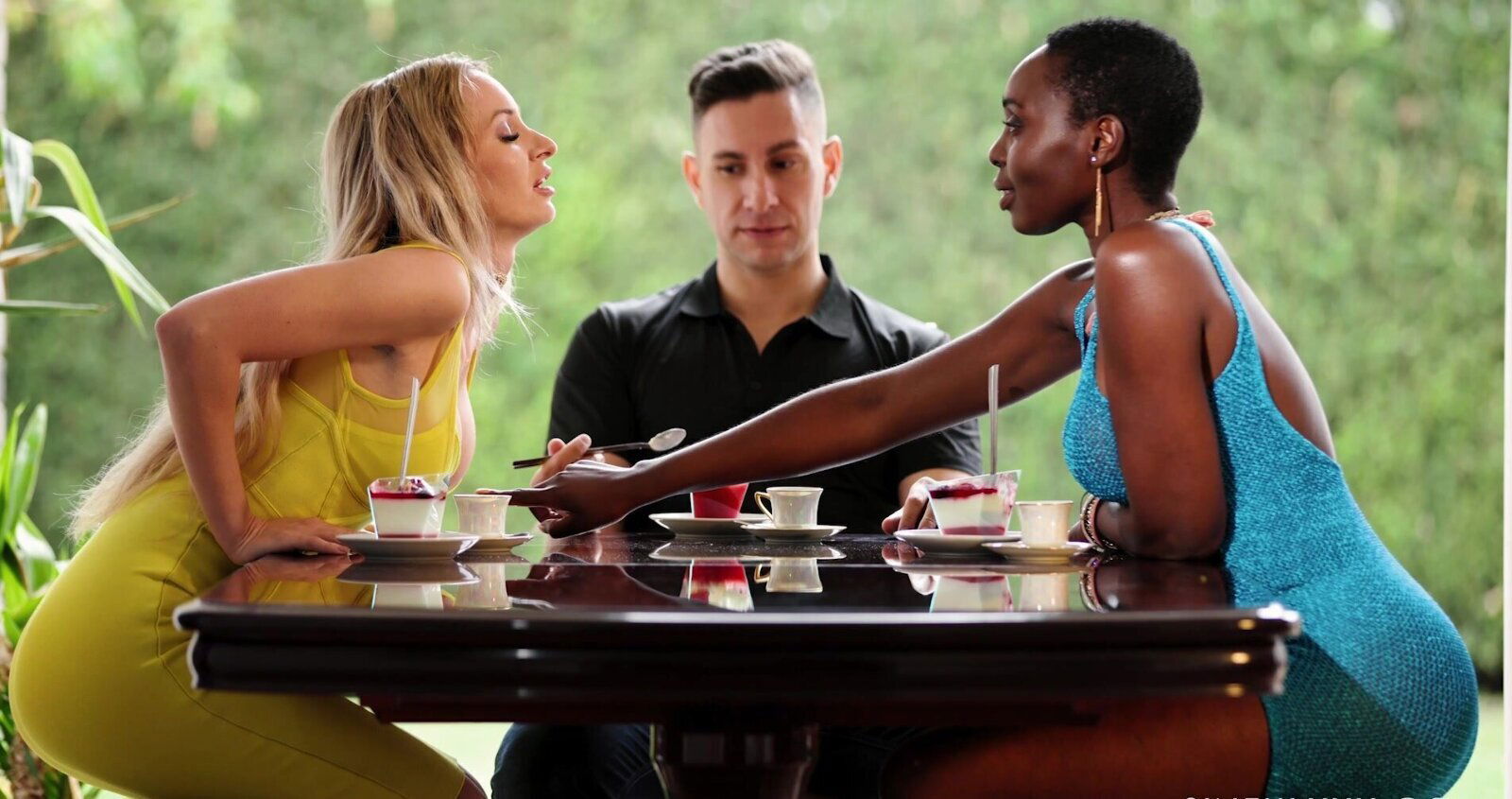 Erotic interracial 3-way with Micky Muffin Zaawaadi