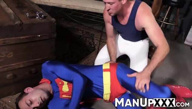 Horny costume gets dominated tall