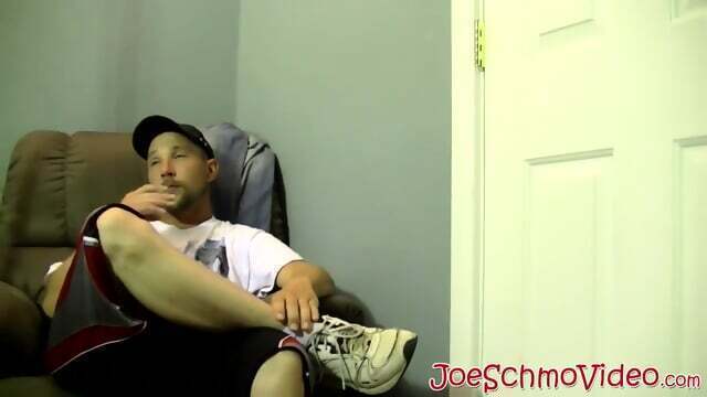 Billy wanks before spraying cumload