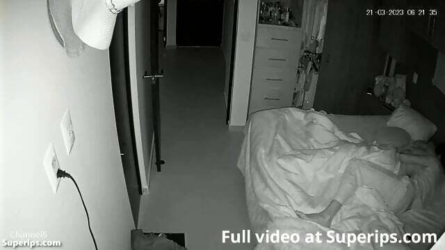 IPCAM Drunk fucks young sleeping wife