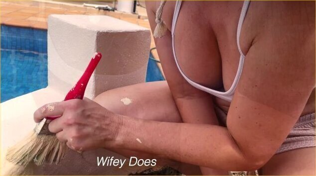 Wife perfect cleavage show