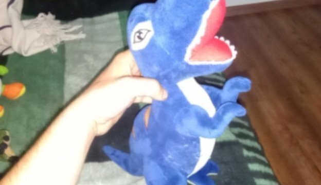 Niebieski dinosaur t-rex (30cm)