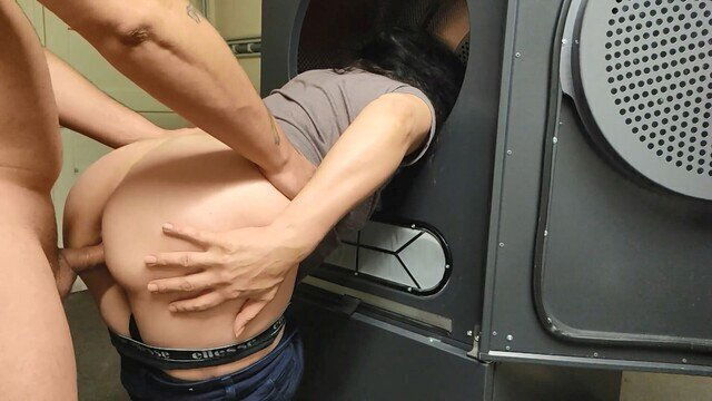 Mature MILF Stepmom Caught laundry Fucked