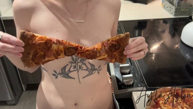 Warming Pizza Naked