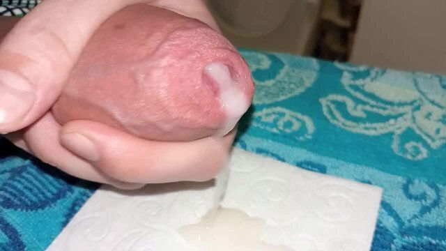 Finish. Then finished with dick again. Strong ejaculation sperm