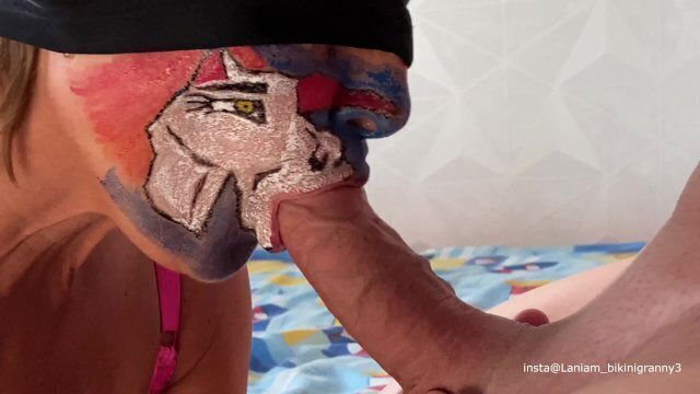 Stepmom Milf sucking oral creampie