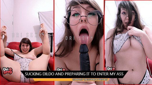 Chupando dildo preparando para entrar cuzinho Sexy Completo Onlyfans Privacy