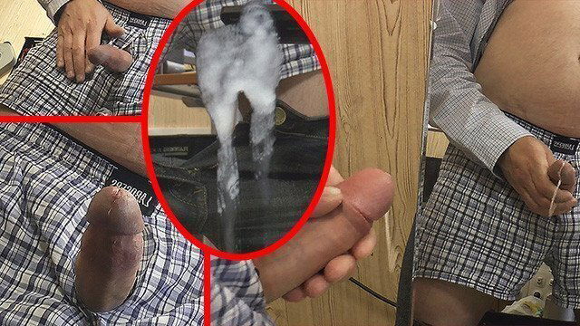 Trianon cumshot #381. Дрочу перед зеркалом