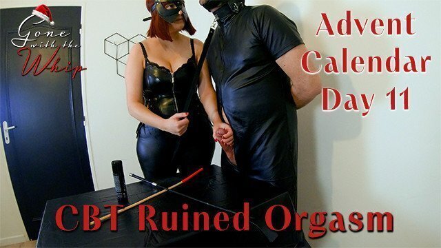 Redhead Mistress Gives Handjob Ruined Orgasm Slave (Trailer)