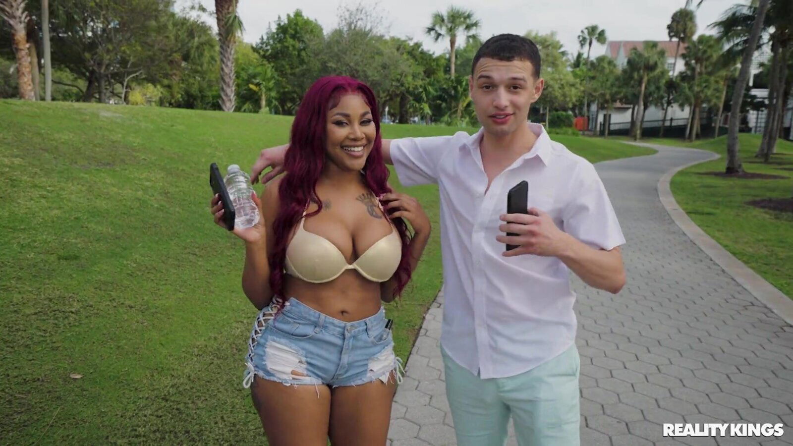 Black appetizing Jordyn Falls porn clip