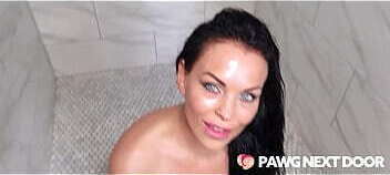 MILF Eliza Fucks Stepson Johnny Love Shower