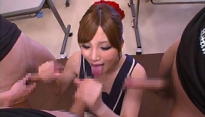 冬月かえで 柴咲エリカ 連続ふぇら抜き blowjob semen sperma クチまんこ　性欲処理 エロ舌精液採取 fuyutsuki kaede shibasaki erika