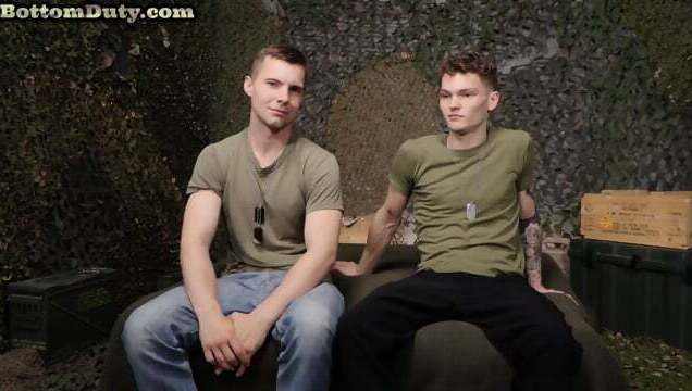 Army bottom duty barebacked dormitory