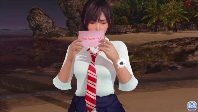 Alive Xtreme Venus Vacation Nagisa Valentine's Pose Cards Fanservice Appreciation
