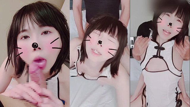 cool pure white china girl back-fucked until falls down creampie finish!