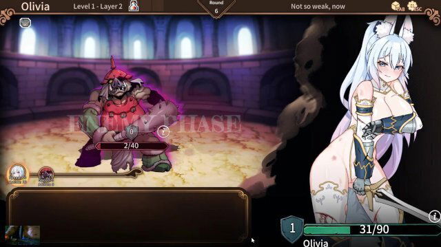 Arena Story Rouge Princess Knight Fighting smile with