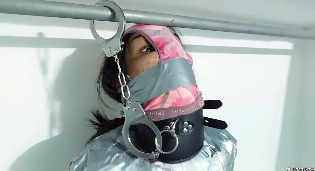 Panty Hooded Locked Attic Selfgags