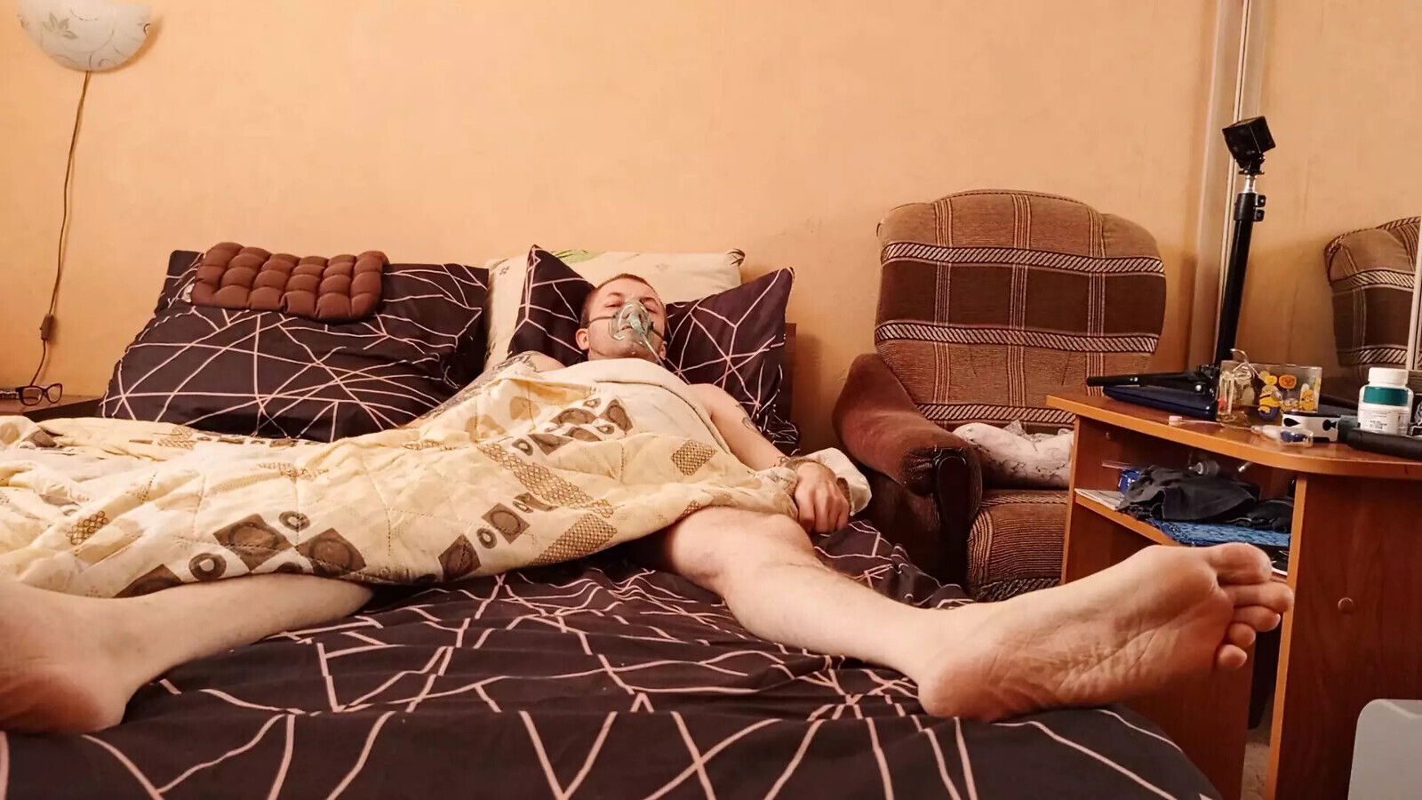 nurse came patient check erection take sperm analysis