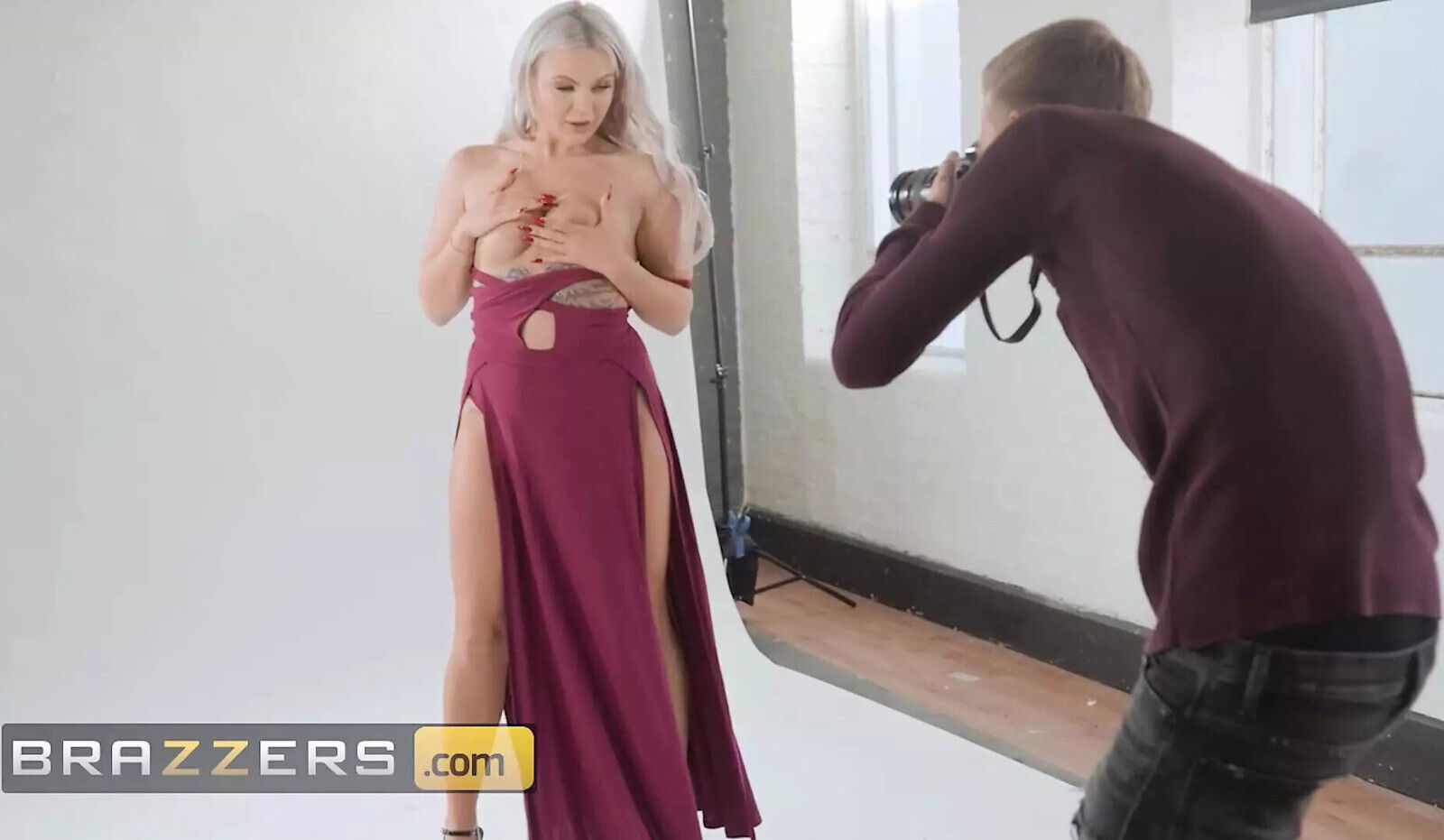 Lana Rose's Photoshoot Gets Steamier Than Danny Expected When Strips Down Pulls Dick BRAZZERS