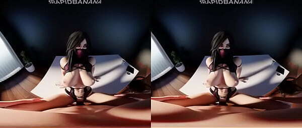 [VR] Fucking Mileena against table