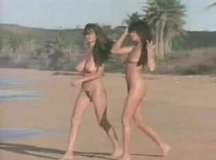 Sexy girls with Big boobs naked on beach