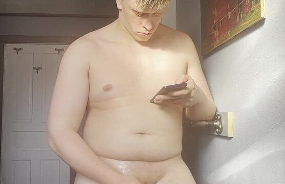 facing towards horny handjob