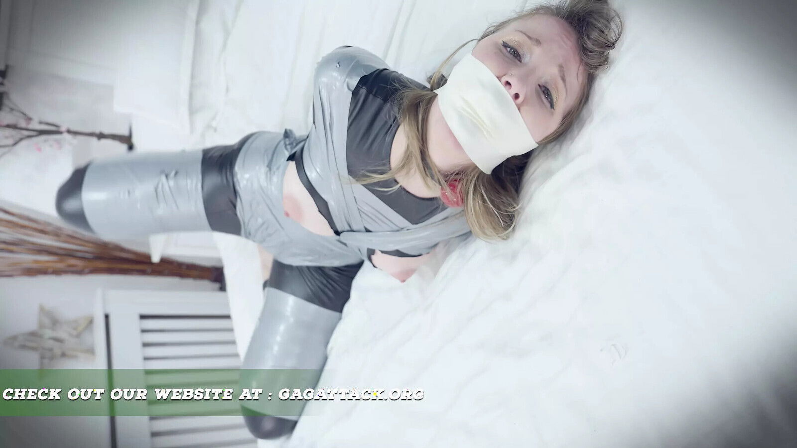 Amazing Bondage Video's Bound Gagged Damsels Tied Gagged GagAttack.NL