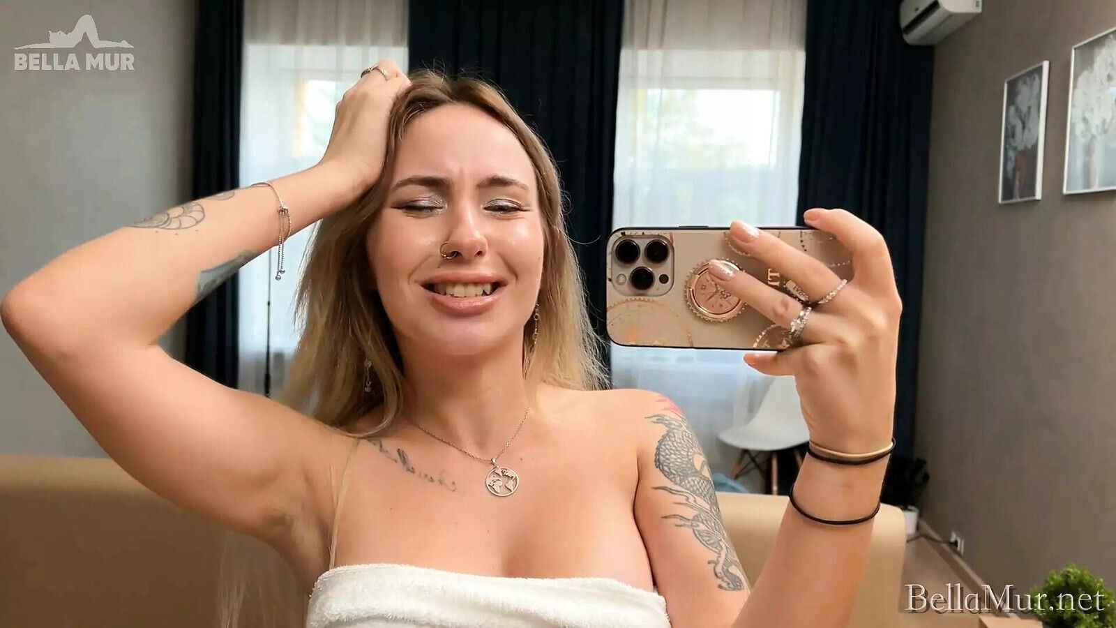 Vlog first double penetration years! Behind scenes porn creating Bella