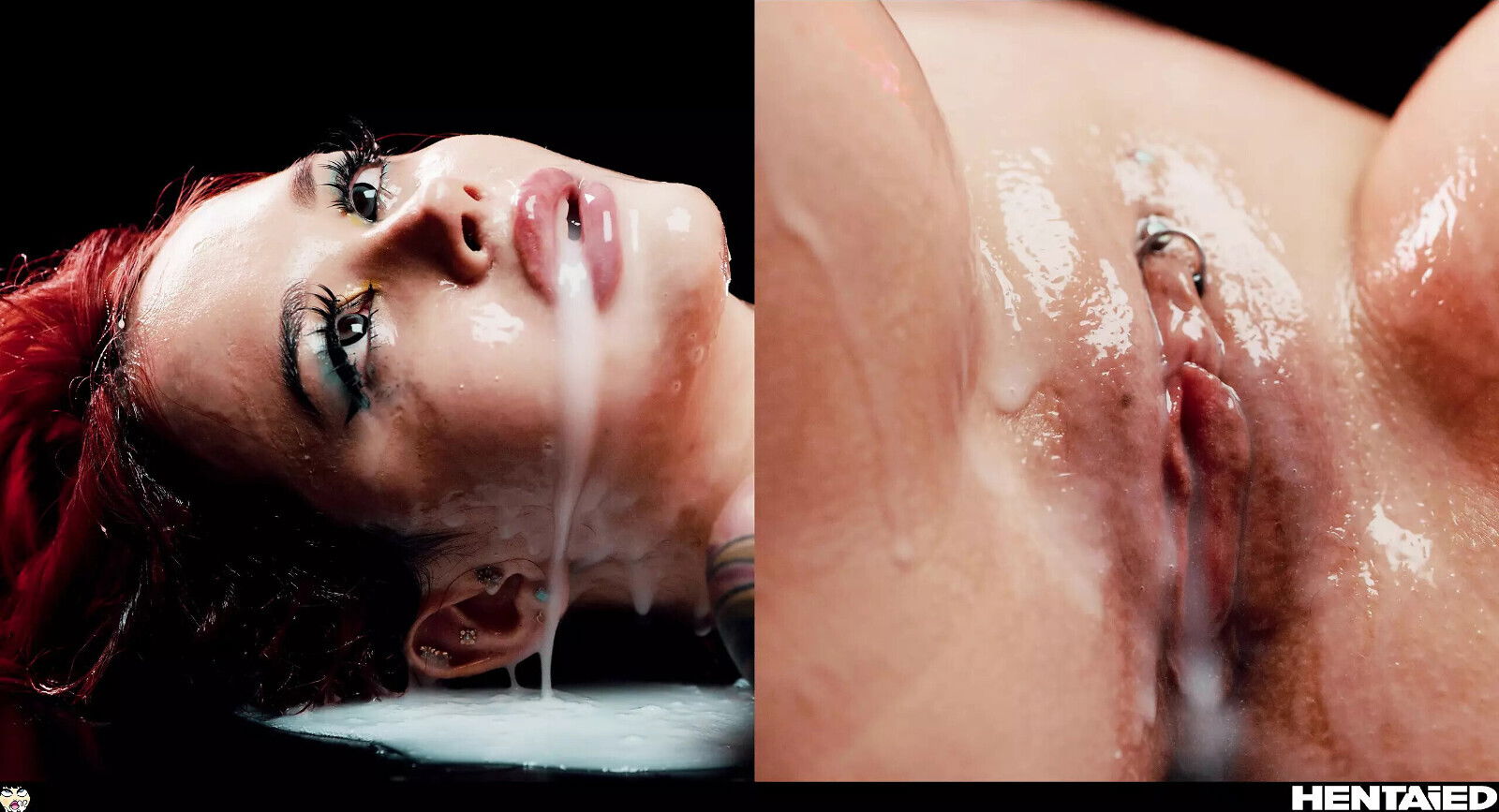 Monster Cumflation through Purple Bitch Arcade Machine Part